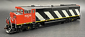 Aurora Miniatures Inc HD1N02D HO - GMD SD60F Diesel - DCC/Sound - CN (Stripes-As Delivered) #5535