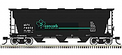 Atlas Trainman 50006109 - N Scale ACF 3560 Center-Flow Covered Hopper - Cancarb ACFX #74080
