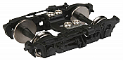 Walthers Proto 2104 HO GSC 41-N-11 Metal Passenger Trucks w/Clasp Brake -- Black - 1 Pair