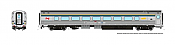 Rapido 115125 HO VIA HEP2 Coach: VIA Rail - HEP2 Coach Scheme: #4119