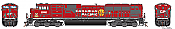 Athearn Genesis G1151 - HO EMD SD70ACU - DCC Ready - Canadian Pacific CP (Red) #7030