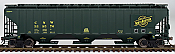 Intermountain 453120-06 HO - 4750 Cubic Foot Rib-Sided - 3-Bay Covered Hopper - C&CNW Green Logo Plate #753576