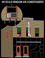 Hi-Tech Details 8011 HO Window Air Conditioning Unit (pkg 4) - Gray