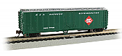 Bachmann Industries 17957 - N Scale ACF 50ft Steel Mechanical Reefer - Ready to Run Silver Series - Railway Express Agency #7769