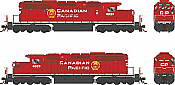 Bowser 25331 - HO GMD SD40-2 - DCC Ready - Canadian Pacific: Rebuilt #6025