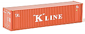 Walthers SceneMaster 8803 - N Scale 40Ft Hi Cube Ribbed Side Container - K-Line