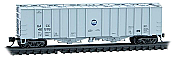 Micro Trains 09800201 - N Scale 50Ft Airslide Covered Hopper - General American Transportation Corp. GATX #46576