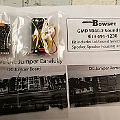 Bowser 1238 HO Retro Fit Sound Kit ESU LokSound - Fits Bowser EMD SD40-2 w/21-Pin Socket