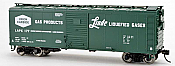 Bowser 42856 - HO RTR 40Ft Single-Door Steel Boxcar - Linde Liquefied Gases #177