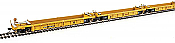 Walthers Mainline 55648 - HO RTR Thrall 5-Unit Rebuilt 40Ft Well Car - Trailer-Train DTTX #748106 A-E