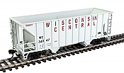 WalthersMainline HO 56635 34ft 100 Ton 2 Bay Hopper - Wisconsin Central #34047