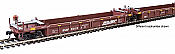 Walthers Mainline 55643 - HO RTR Thrall 5-Unit Rebuilt 40Ft Well Car - BNSF Railway #238200 A-E