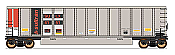 Intermountain HO 4401012-11  14-Panel Coalporter(R) Coal Gondola - Ready to Run -  Sultran SULX (silver, orange, black) #4241