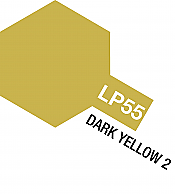 Tamiya LP55 Dark Yellow 2 Mini Lacquer Finish 10ml 