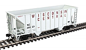 WalthersMainline HO 56634 34ft 100 Ton 2 Bay Hopper - Wisconsin Central #34031