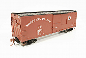 Rapido 130015-4 HO - 40ft NP 10000-series boxcar: Northern Pacific 1940 Small Monad Scheme #13059