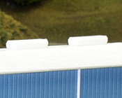 Pikestuff 8109 - N Scale Roof Top Vents - pkg(4)