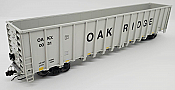 Otter Valley Railroad 64016 - HO NSC 64 Ft 6400 CuFt Scrap and Trash Gondola - Oak Ridge Waste and Recycling #0013