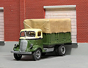 Sylvan Scale Models V-369 HO Scale - 1937 Studebaker Single Axle Stake Body Truck - Unpainted and Resin Cast Kit