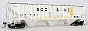 Tangent 20055-12 - HO PS4750 Covered Hopper - SOO Line (Original 1-1980) #75554