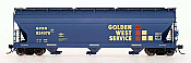 Intermountain 47050-21 - HO RTR ACF 4650 3-Bay Hopper - Golden West #CRLE 525013