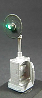 ShowCase Miniatures 2196 - HO Short Cabinet Mount Dwarf Signal Kit (type SA)