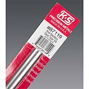 K&S Engineering 87119 All Scale - 3/8 inch OD Round Stainless Steel Tube - 22 Gauge x 12inch Long