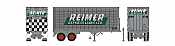Rapido 403083 - HO 26Ft Can-Car Dry-Van Trailer - Reimer Trucking #3742