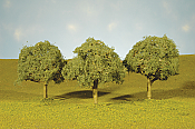 Bachmann SceneScapes 32113 2.25-2.5in Oak Trees (4pcs)