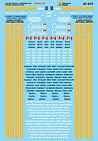 Microscale 87672 - HO Via Rail Canada Passenger Cars (1978-2002) use with 87-673 - Decals
