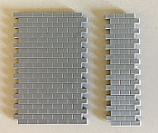 Pikestuff 1006 - HO Concrete Block Walls - 14-1/2 x 9-1/4Ft Scale - 4 each