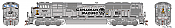 Athearn Genesis G1160 - HO EMD SD70ACU - DCC & Sound - Canadian Pacific CP (Two-Tone Gray) #7023