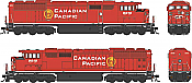 Bowser 25347 - HO GMD SD40-2f - DCC Ready - Canadian Pacific: Beaver Logo #9010
