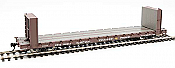 Walthers Mainline 5845 - HO RTR 60Ft Pullman-Standard Bulkhead Flatcar (48Ft IL) - Trailer Train #91913