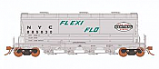 Rapido 133003-6 - HO ACF PD3500 Flexi Flo Hopper - NYC As Delivered (963H) - In Service 1965 No,885893