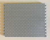Pikestuff 1005 - HO Concrete Block Walls - 14-1/2 x 18-1/2Ft Scale - 4 each