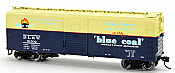 Bowser 42903 - HO RTR 40Ft Steel Side Boxcar - Delaware Lackawanna & Western (Blue Coal) #51500