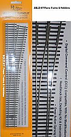 Micro Engineering HO Scale Turnout 14806 C-70 NS Rail number: 6 Frog RH