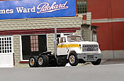 Sylvan Scale Models V-376 HO Scale - 1971-77 Chevy C-90 High Cab Tandem Axle Long Hood Tractor - Unpainted and Resin Cast Kit