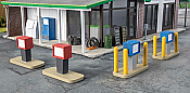 Walthers Cornerstone 3545 - HO Gas Station Details - Kit
