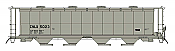 Intermountain 45240-06 - HO 59Ft 4550 Cu. Ft. Cylindrical Covered Hopper - Round Hatch - CNLX, Plain #5194