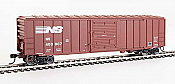 Walthers Mainline 1863 HO 50ft ACF Exterior Post Boxcar - Ready to Run -- Norfolk Southern #400033 (Boxcar Red)