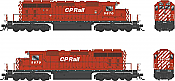 Bowser 25314 - HO GMD SD40-2 - DCC & Sound - CP Rail: No Multimark #5671