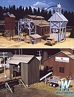 Walthers Cornerstone 3144 - HO Sawmill Outbuildings - Kit