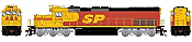 Athearn 73148 - HO SD40T-2 - DCC & Sound - Southern Pacific (Kodachrome) #8351