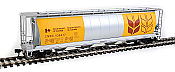 Walthers Mainline 7845 - HO 59Ft Cylindrical Hopper - Canadian Wheat Board CNWX #106417