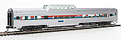 Walthers Mainline 30408 - HO 85Ft Budd Dome Coach - Ready to Run - Amtrak Phase I
