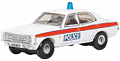 Oxford Diecast NCOR3004 N Scale 1970-1980 Ford Cortina Mark III - Assembled -- Devon and Cornwall Police