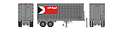 Rapido 403072 - HO 26Ft Can-Car Dry-Van Trailer - CP Rail #268352