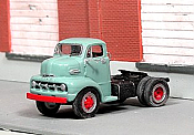 Sylvan Scale Models 327 HO Scale - 1952 Ford/Cab Over Engine/Highway Tractor - Unpainted and Resin Cast Kit